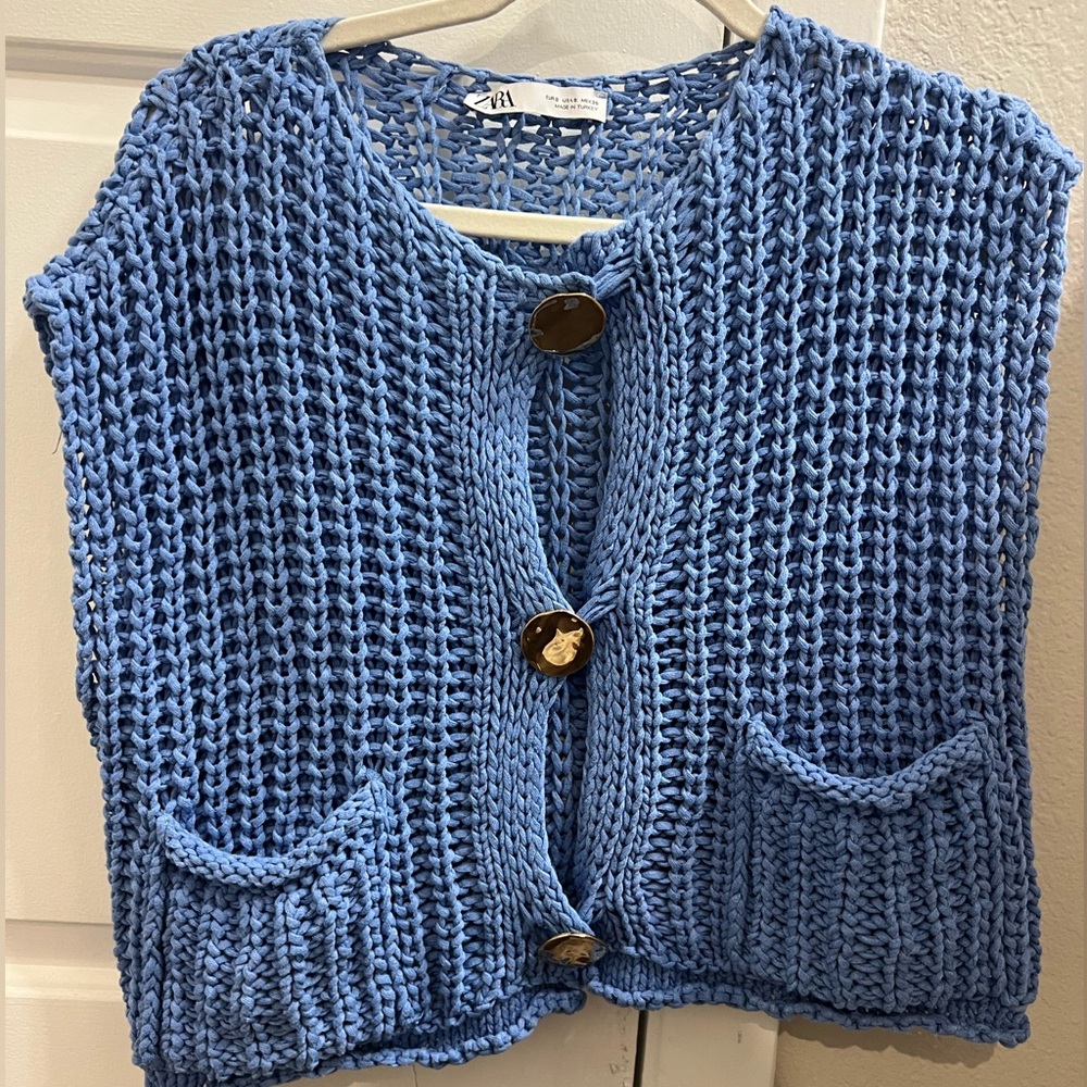 Zara Crochet Vest Top